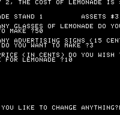 Lemonade Stand