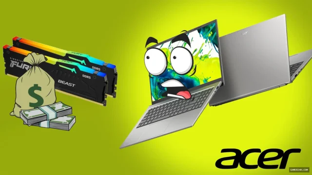 Acer Warns 4GB RAM Laptops May Rebound as Costs Rise