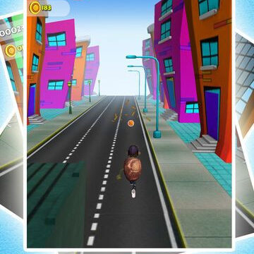 Turtle Hero Run 3D – Escape From The City Ninjas Free