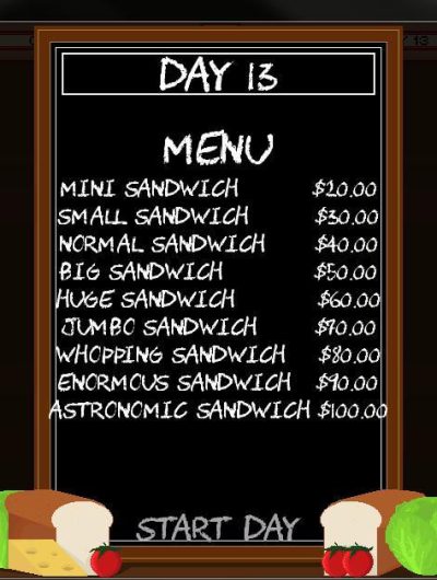 Super Sandwich Shuffle
