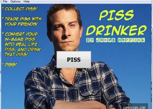 Bear Grylls Piss Drinking Game