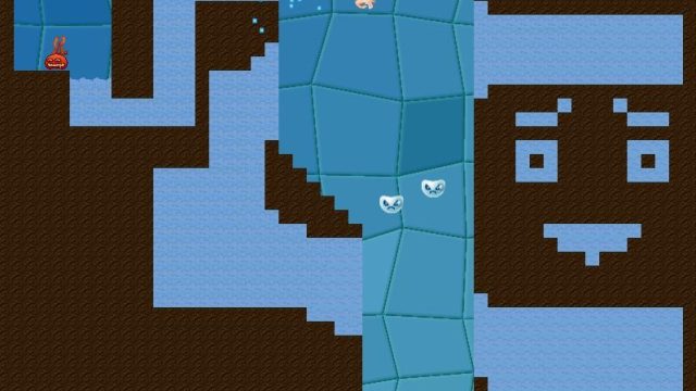 Flappy Shrimp Ninja Blob VS Blue Water Saussage !