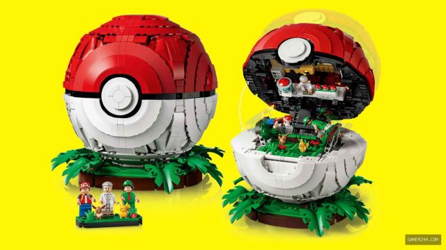 An Epic LEGO Poke Ball With Pikachu/Eevee Minifigs Inside Was Just Revealed