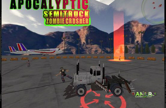 Semi Truck Zombie Crusher