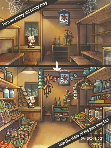 The heartwarming simulation game–Showa Candy Shop Screenshot 2