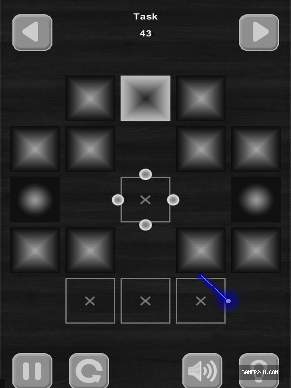 Lazers Puzzle. Colored rays Official Cover