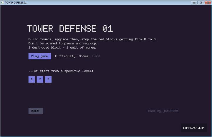 TOWER DEFENSE 01 - Game Overview & History
