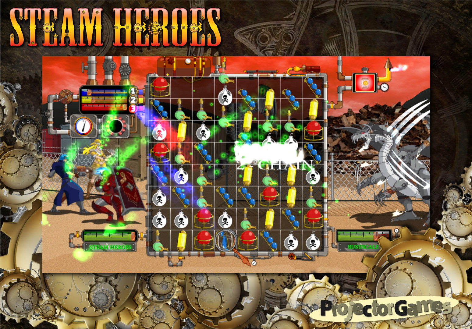 Steam Heroes Official Cover
