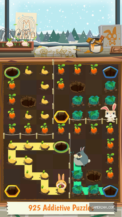 Patchmania – A Puzzle About Bunny Revenge! Screenshot 2
