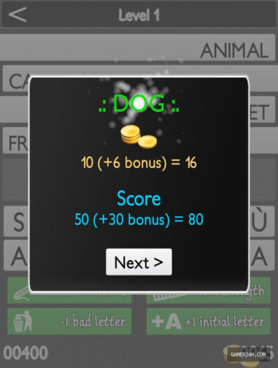 4 Words Game