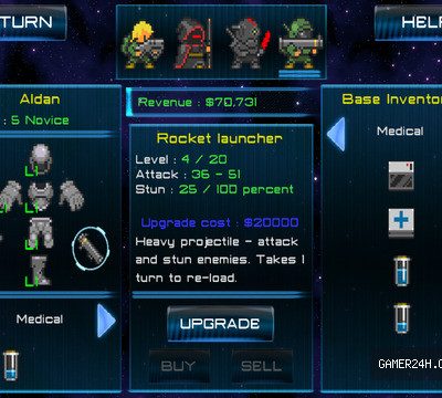 Space Bounties Inc. (strategy turn-based RPG)