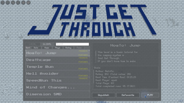 Just Get Through