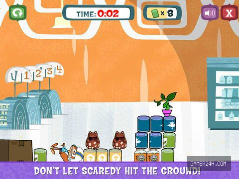 Scaredy Squirrel: Stash N Crash Screenshot 4