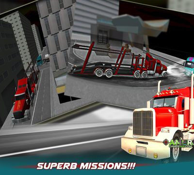 18 Wheeler Truck Driver Simulator 3D – Drive out the semi trailers to transport cargo at their destination
