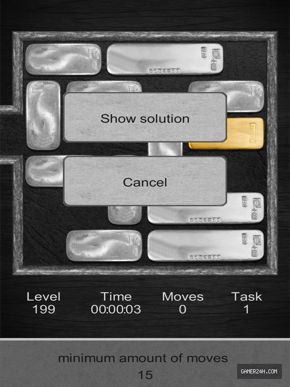 Unblock the gold bar Unlock it Screenshot 3