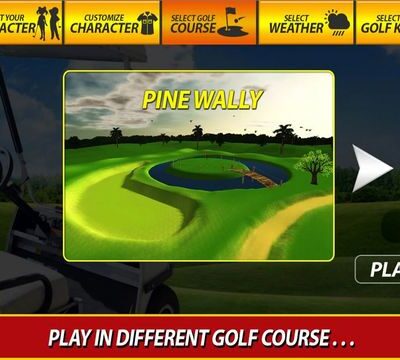 Professional Golf Play – Pro