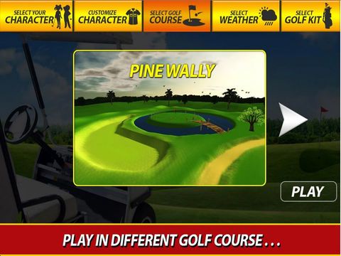 Professional Golf Play – Pro