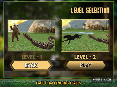 Real Anaconda Snake Simulator 3D: Hunt for wolf, bear, tiger & survive in the jungle