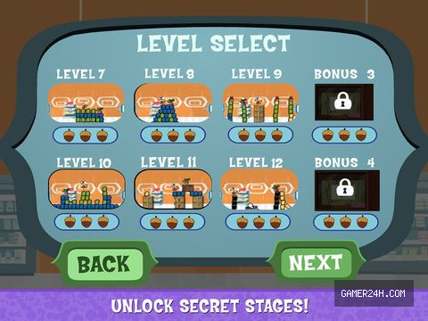 Scaredy Squirrel: Stash N Crash Screenshot 2