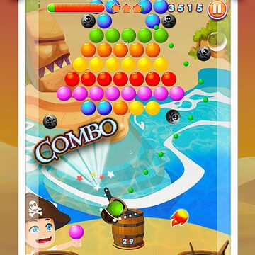 Bubble Land Pirates: Junior King Treasure Shooter