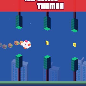 Crossy Tiny Bird Tappy – Sky Surfers Jumping