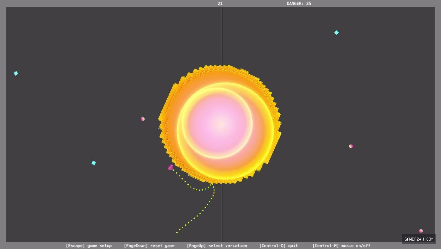 Particle Panic (a.k.a. “4x0ng”) Screenshot 3