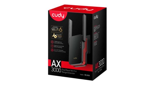 CUDY Unveils AX3000 Mesh Extender Powered by Wi‑Fi 6