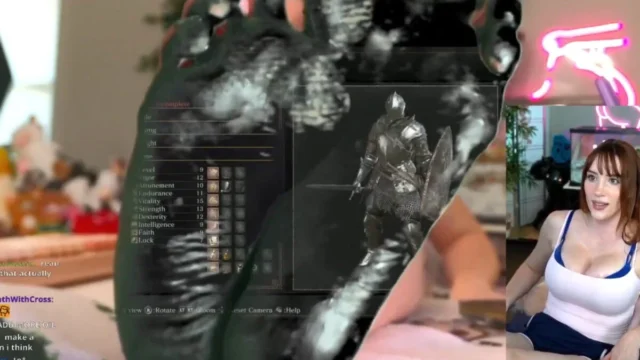 Twitch bans streamer for playing Dark Souls on her feet