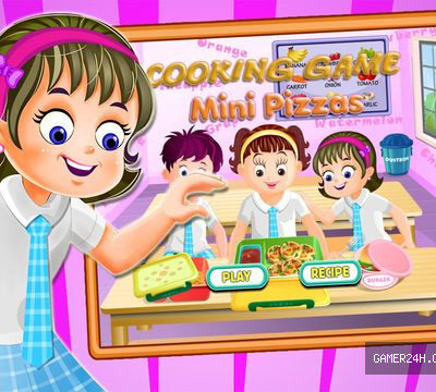 Cooking game-Mini Pizzas