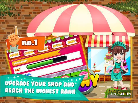 Cupcake Dessert Pastry Bakery Maker Dash – candy food cooking game!