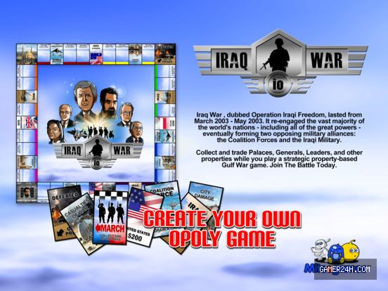 Iraq War io (opoly) - Game Overview & History