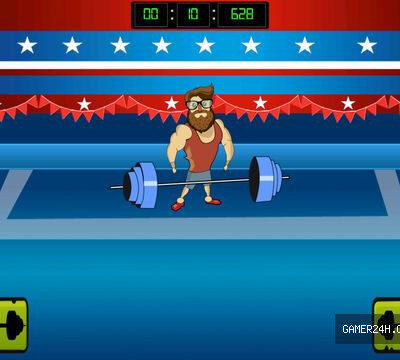 ` Hipster Weight Lifting: Tiny Meat Head Battle Competition Games