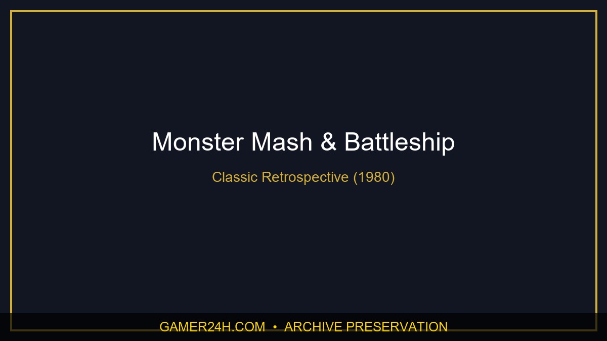 Monster Mash & Battleship Official Cover