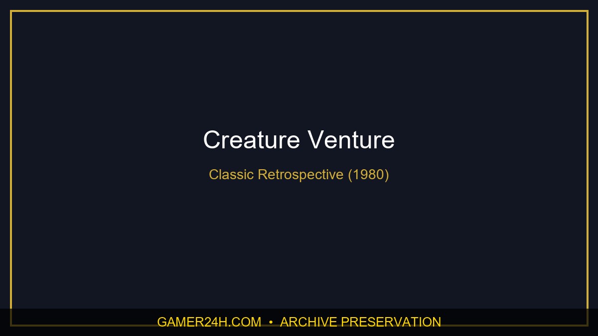 Creature Venture Official Cover