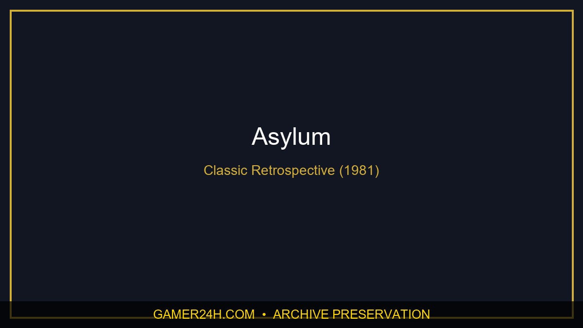Asylum Official Cover