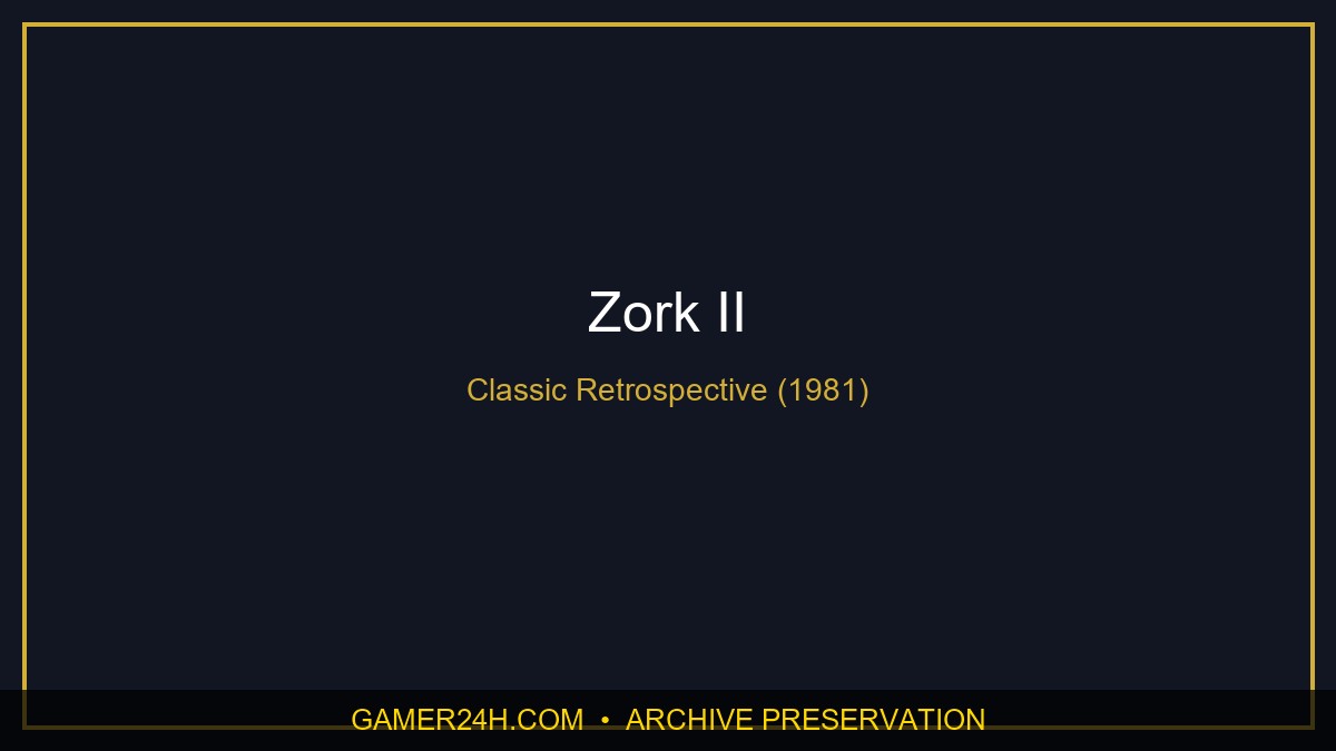 Zork II Official Cover