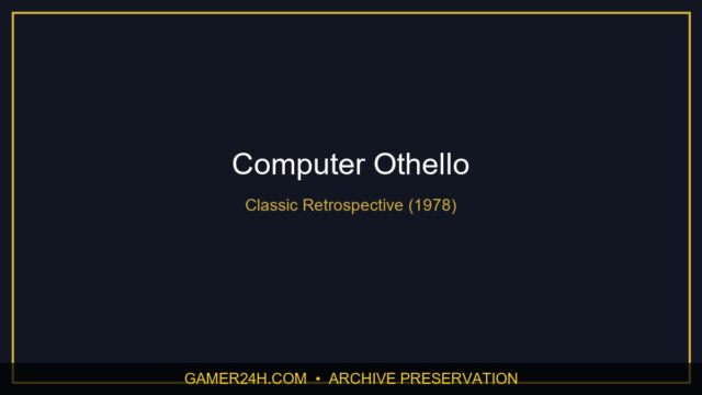 Computer Othello