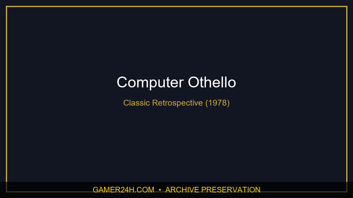 Computer Othello Official Cover