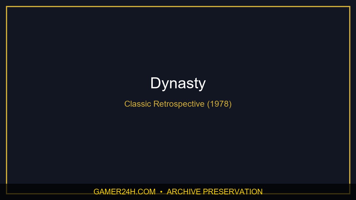 Dynasty Official Cover