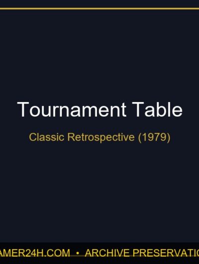 Tournament Table