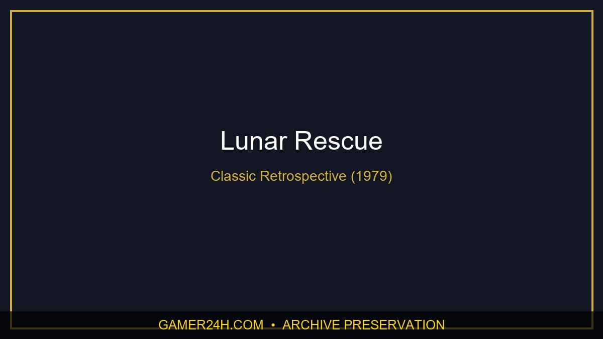 Lunar Rescue Official Cover