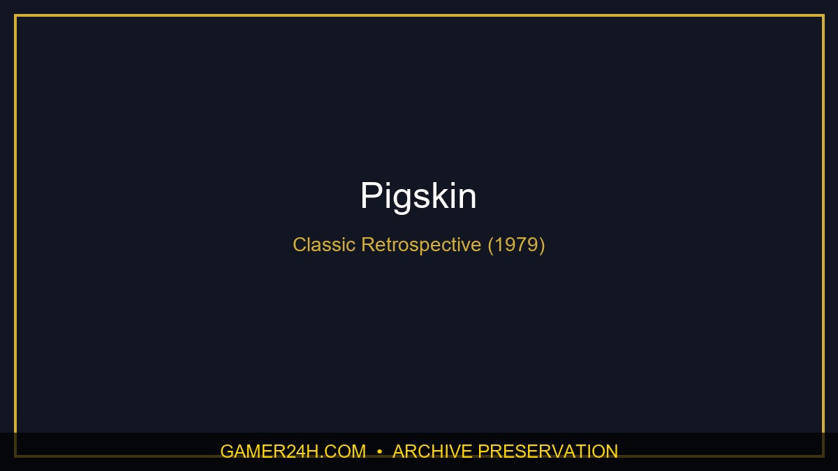 Pigskin Official Cover