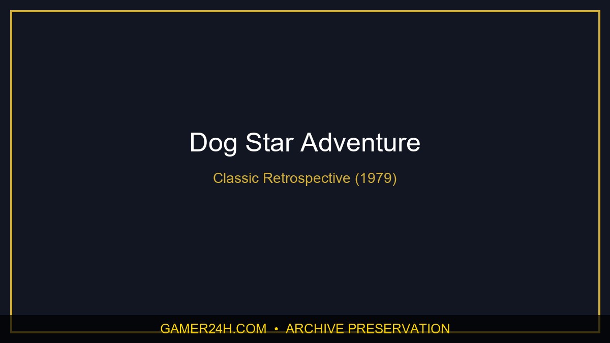 Dog Star Adventure Official Cover