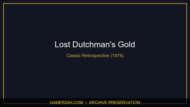 Lost Dutchman’s Gold