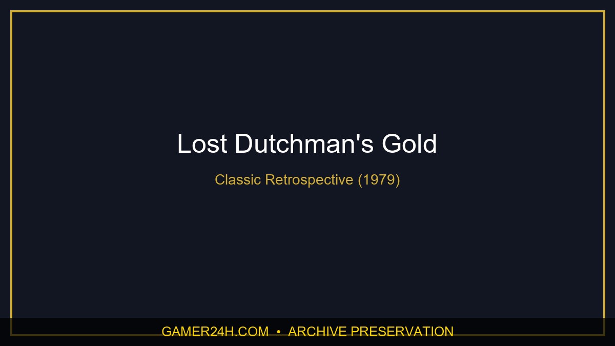 Lost Dutchman’s Gold Official Cover