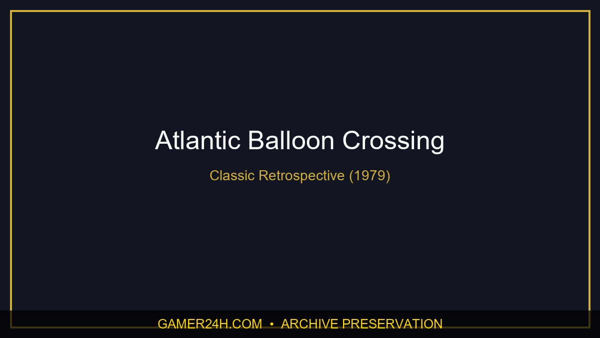 Atlantic Balloon Crossing Official Cover