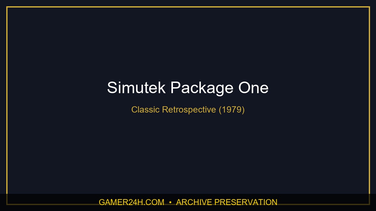 Simutek Package One Official Cover
