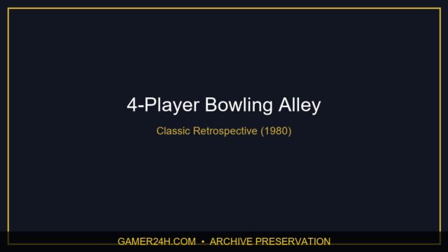 4-Player Bowling Alley
