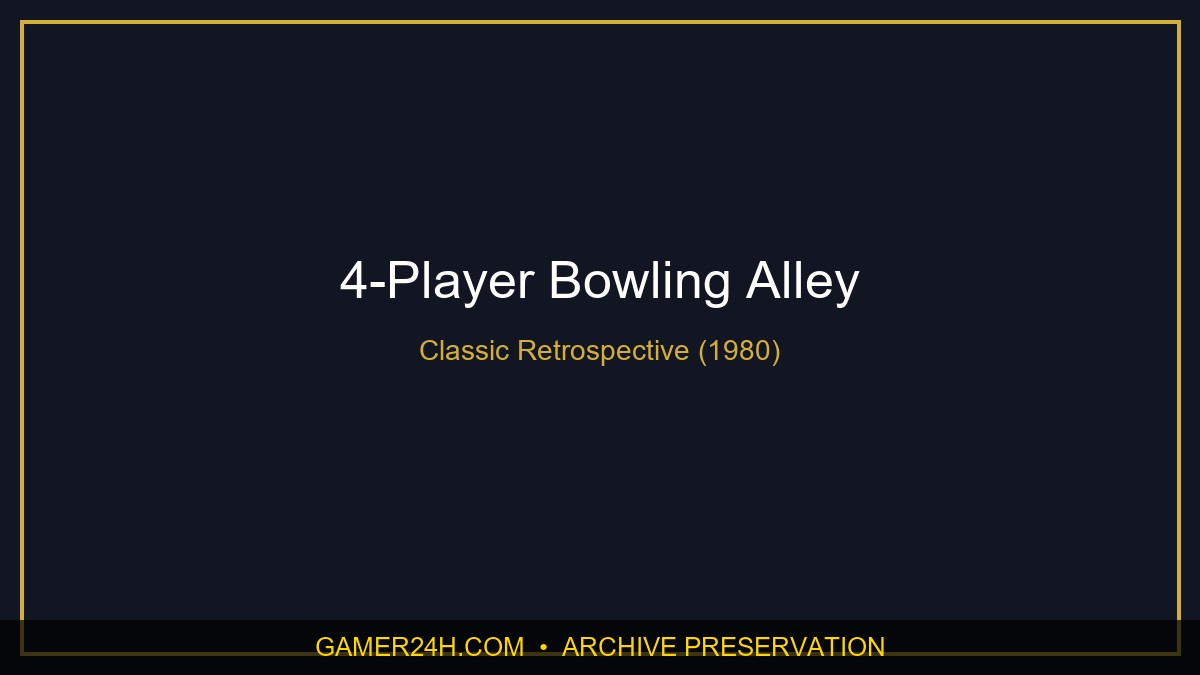 4-Player Bowling Alley Official Cover