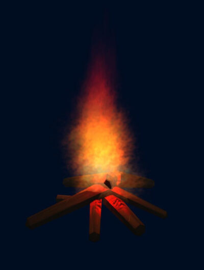 yes, but it has a campfire in it